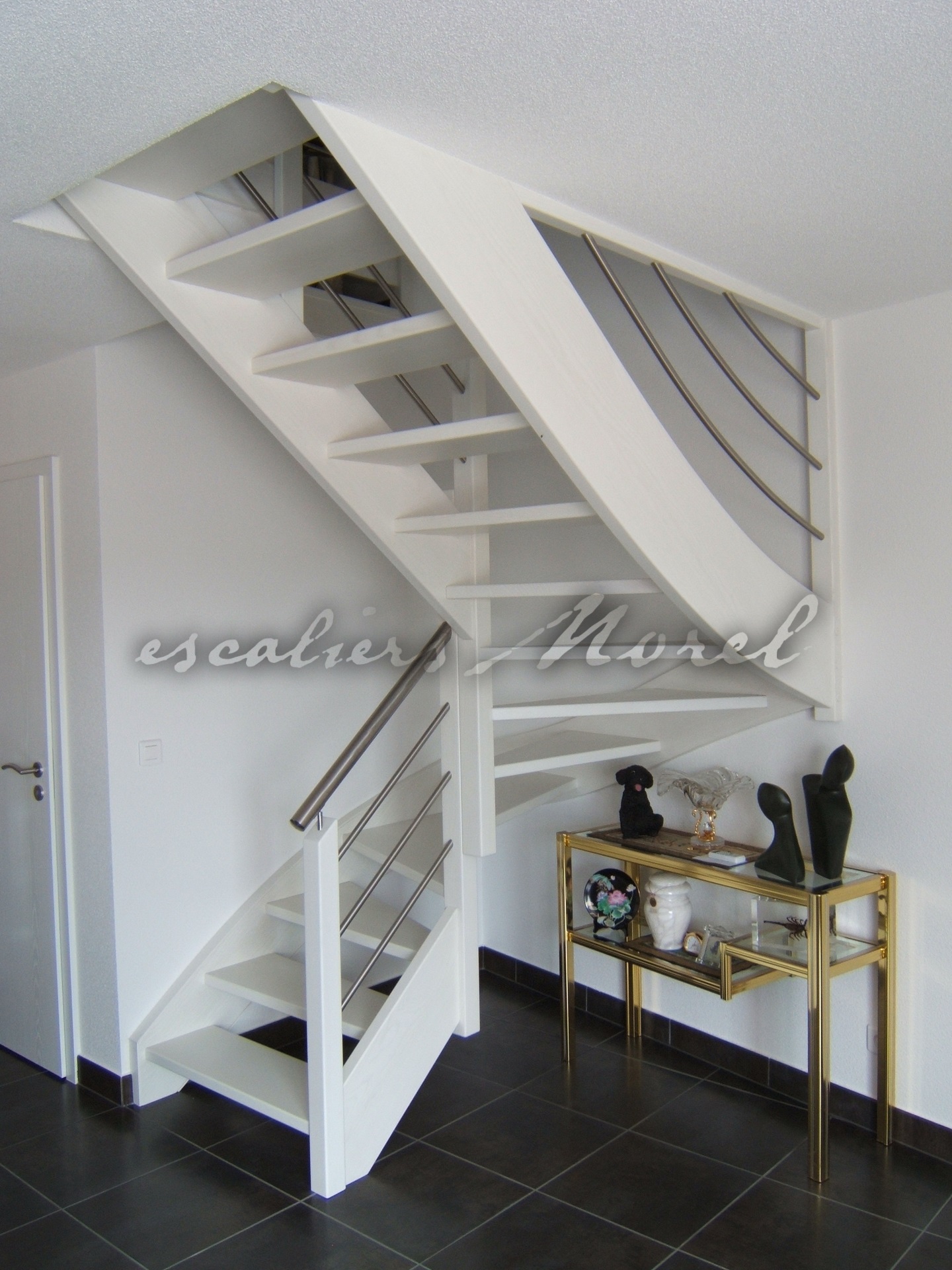 Escalier Évolution Structure bois EV016 • Escaliers MOREL
