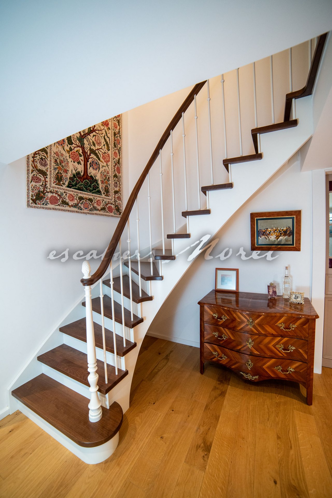 Escalier Tradition Structure bois TR003 • Escaliers MOREL